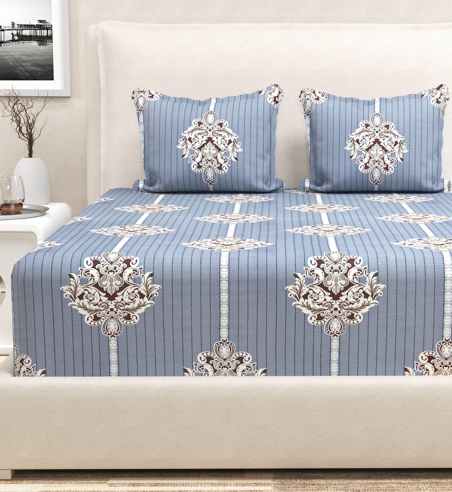Luxury Satin Fitted Bedsheet – King Size | San Marino Living