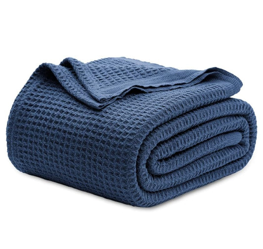 100% Cotton Waffle Weave Blanket – Double Bed | San Marino Living